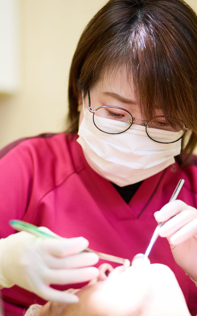 予防、担当歯科衛生士制